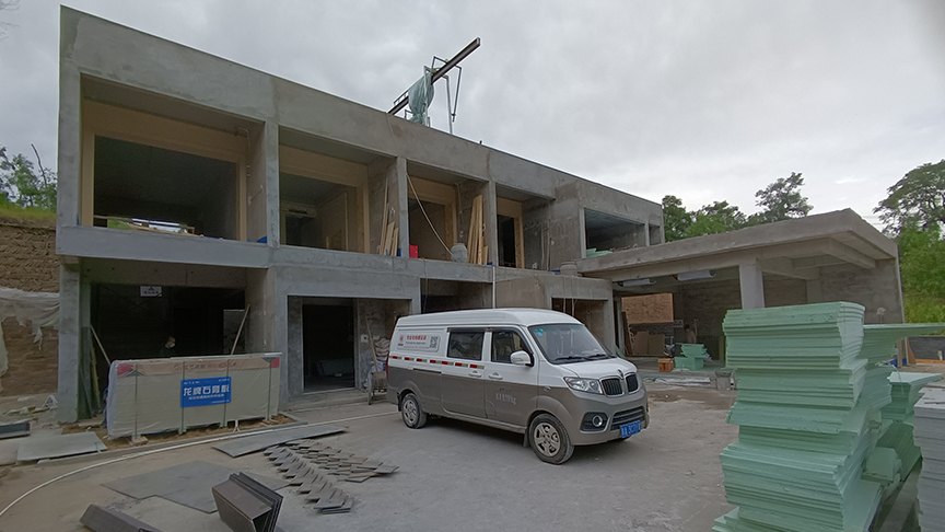 陜北榆林子洲自建房電熱地暖安裝工程