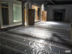 西安龍湖水晶酈城瑜伽館電熱膜電地暖工程