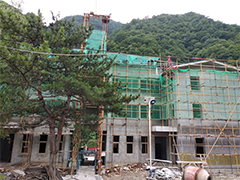 商洛牛背梁生態(tài)景區(qū)保護(hù)站電地暖安裝