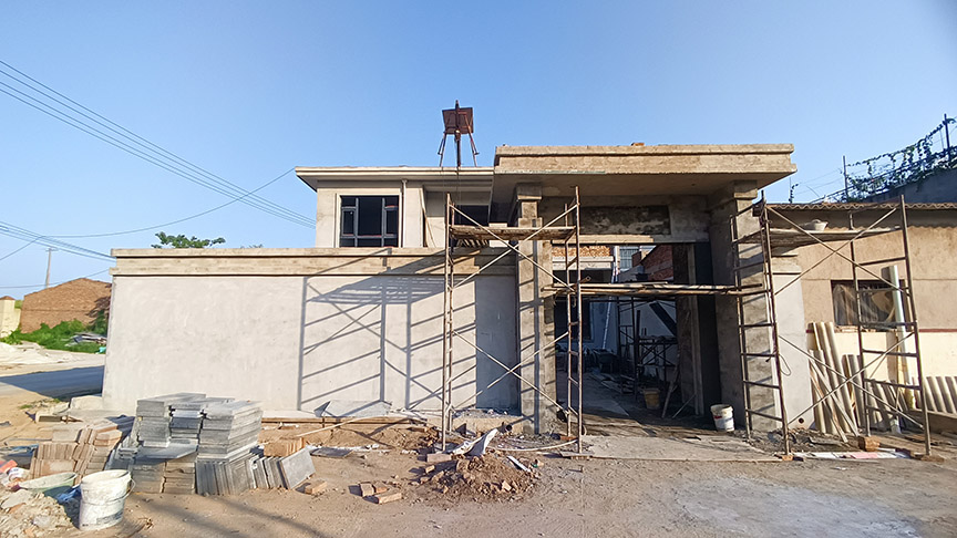 西安市長安區(qū)龐留村自建住房電地暖安裝