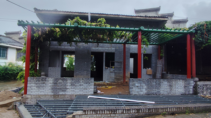 西安藍田簸箕掌自建房電地暖安裝